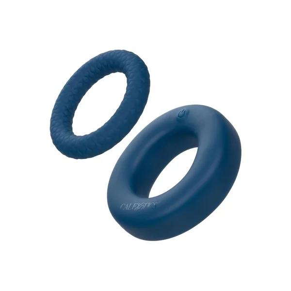 Link Up Optimum Rechargeable Silicone Cock Ring – Blue