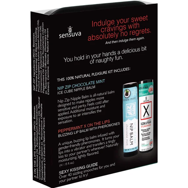 Lips and Nips Chocolate Peppermint Pleasure Kit for Adults