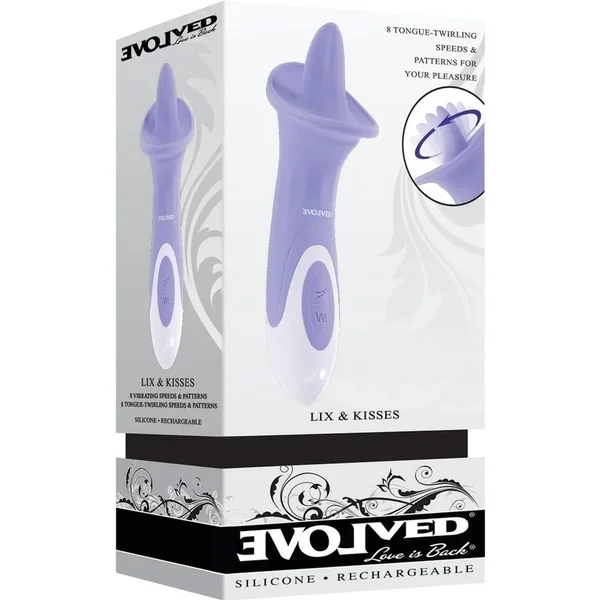 Lix and Kisses Rechargeable Silicone Clitoral Stimulator