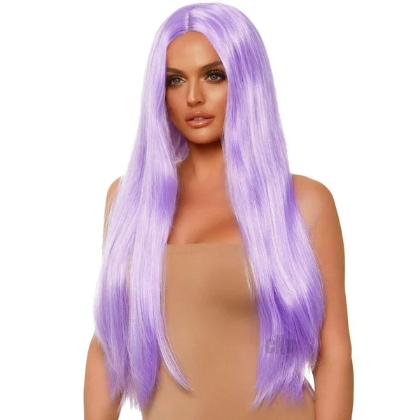 Long Straight Wig 33 Inch - Lavender