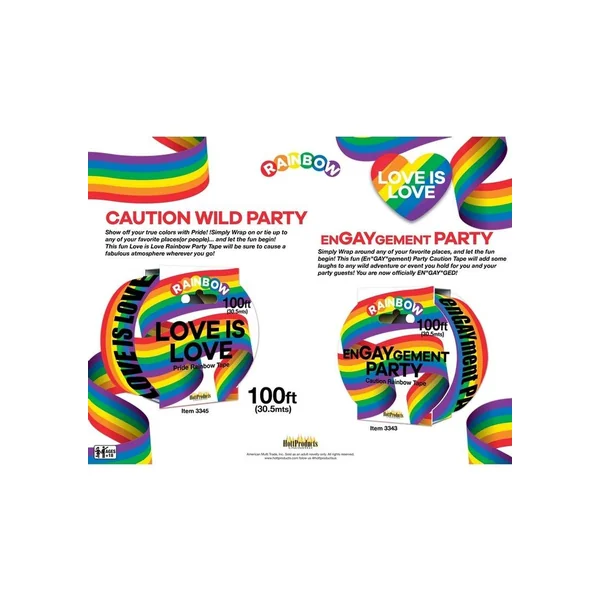 Love Is Love Rainbow Tape