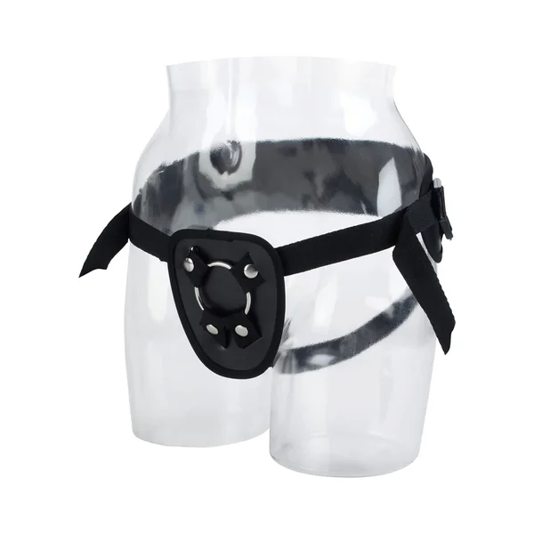 Love Rider Power Support Harness Adjustable Strap-On – Black