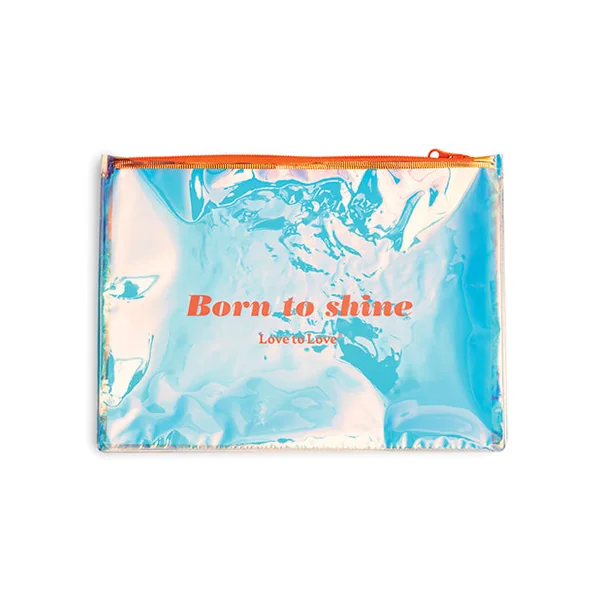 Love to Love Born to Shine Pouch - Vivid Orange
