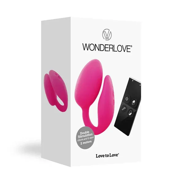 Love to Love Wonderlove Dual Stimulation Clitoris & G-Spot Vibrator With Remote