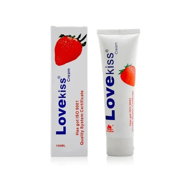 LoveKiss Strawberry Cream Water-Based Lube