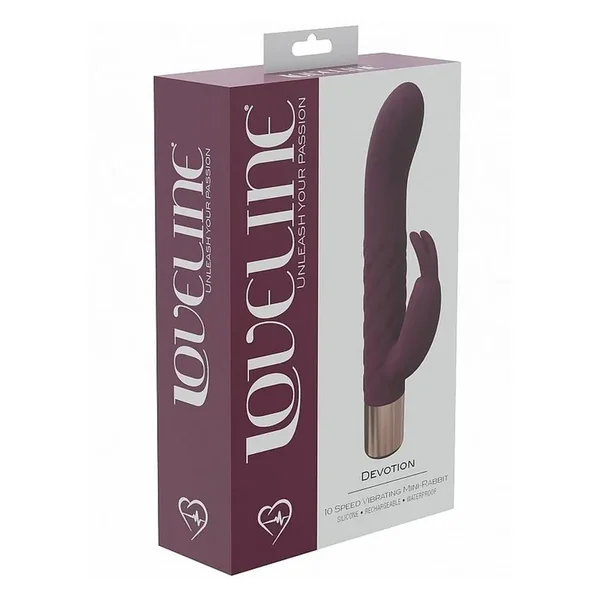 Loveline Devotion Silicone Rechargeable 10 Speed Mini Rabbit