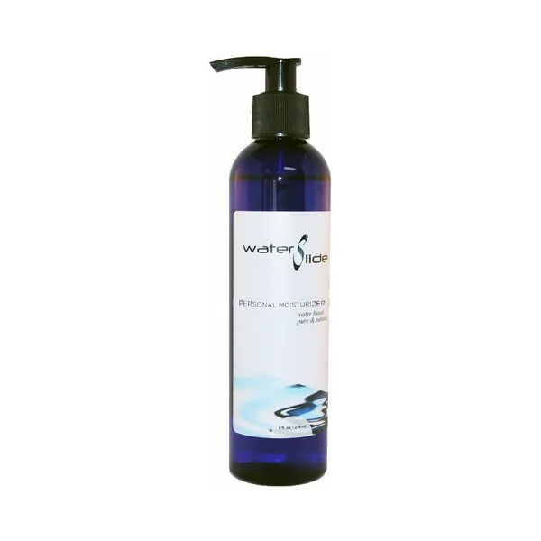 Lubricants: Earthly Body Waterslide Personal Lubricant w/Carrageenan – 8 oz Bottle
