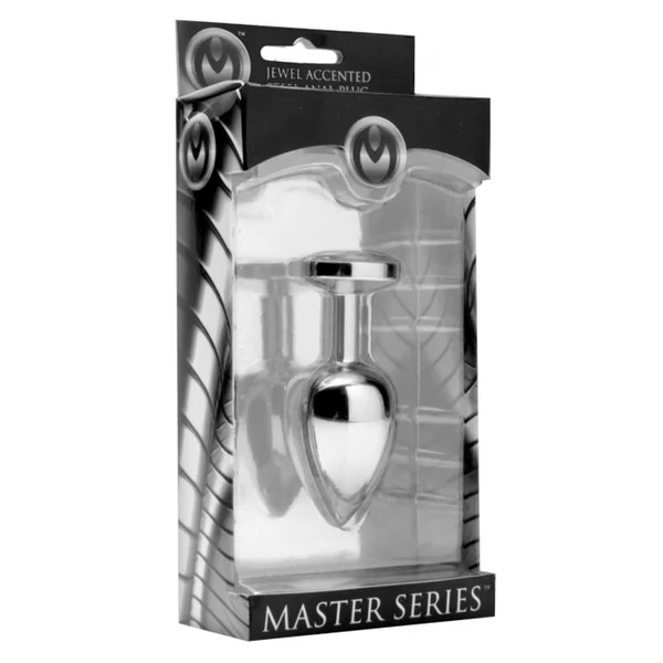 Lucent Jewel Accented Anal Plug