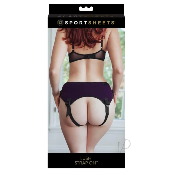 Lush Strap On Harness Purple Sportsheets