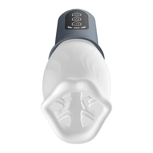 LUX Active First Class Rechargeable Rotating Masturbator – Navy/White