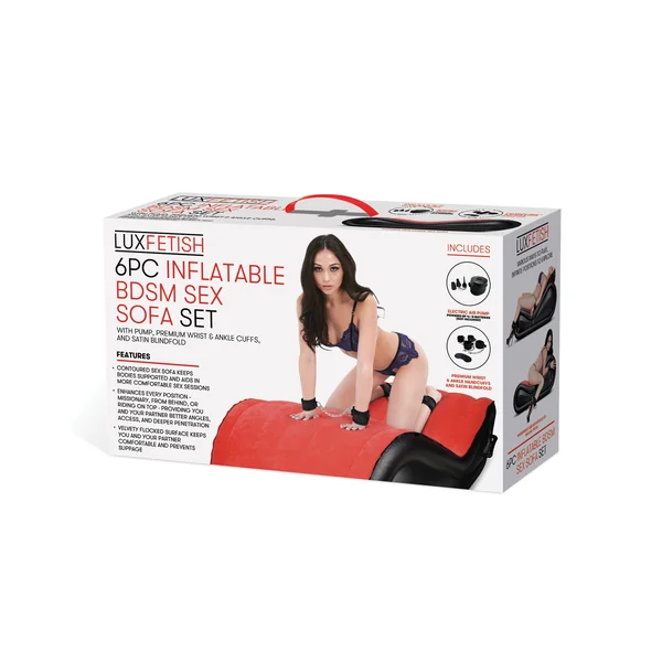 Lux Fetish 6 pc Inflatable BDSM Sex Sofa Set