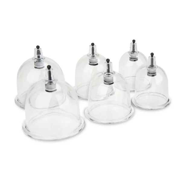 Lux Fetish Erotic Suction Cupping Set Clear