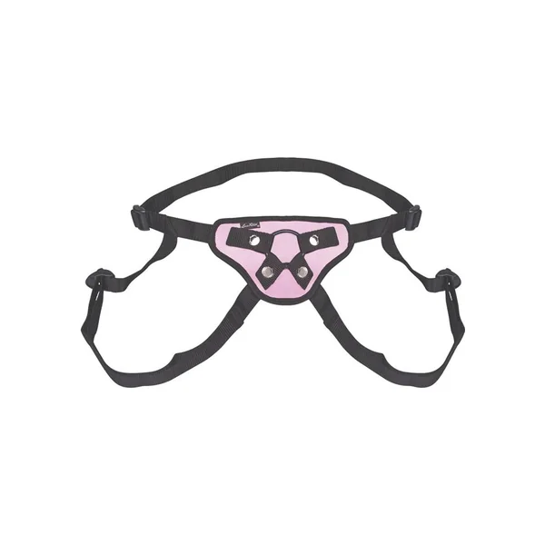 Lux Fetish Pretty In Pink Strap-On Harness Adjustable