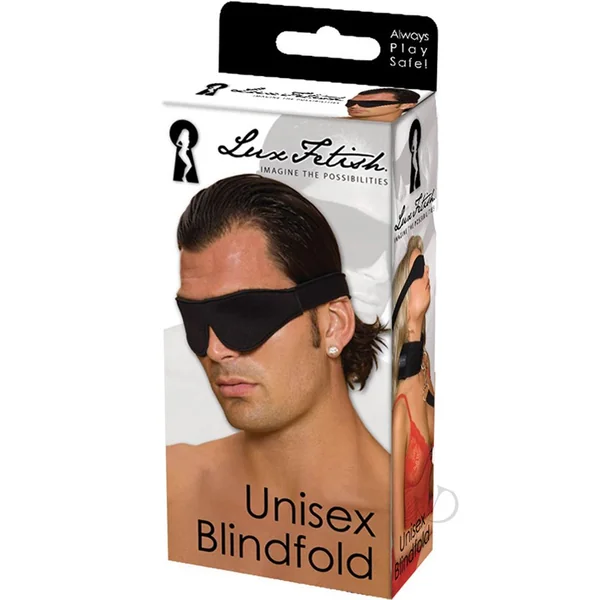 Lux Fetish Unisex Blindfold Black