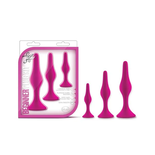 Luxe - Beginner Plug Kit - Set of 3 (Pink)