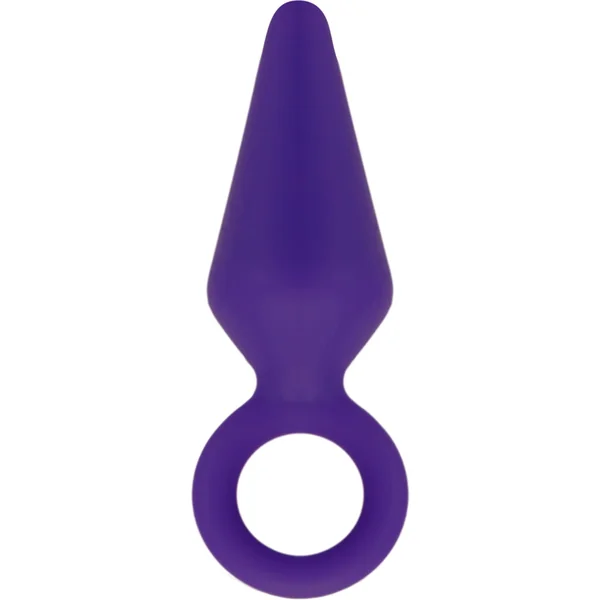 Luxe Candy Rimmer Silicone Butt Plug – Medium – Purple