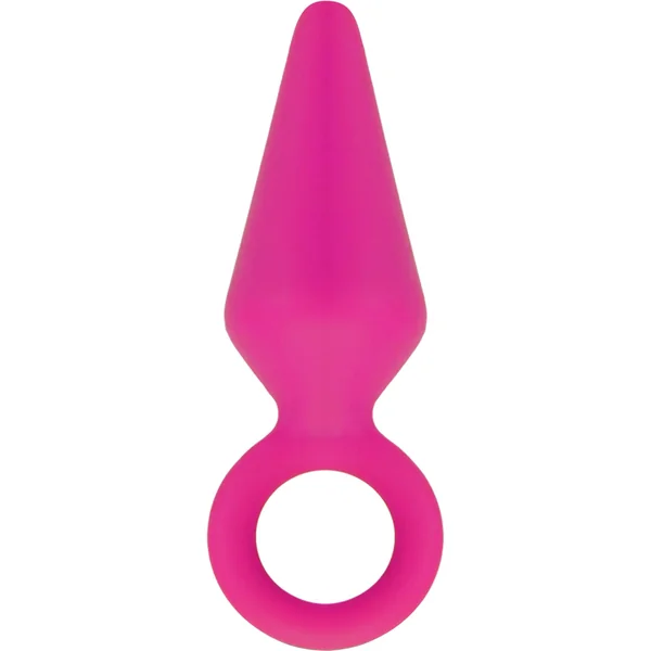 Luxe Candy Rimmer Silicone Butt Plug – Small – Pink