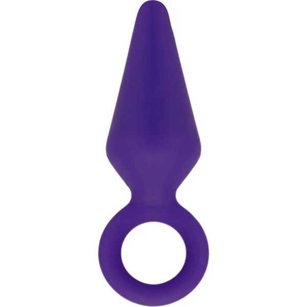 Luxe Candy Rimmer Silicone Butt Plug – Small – Purple