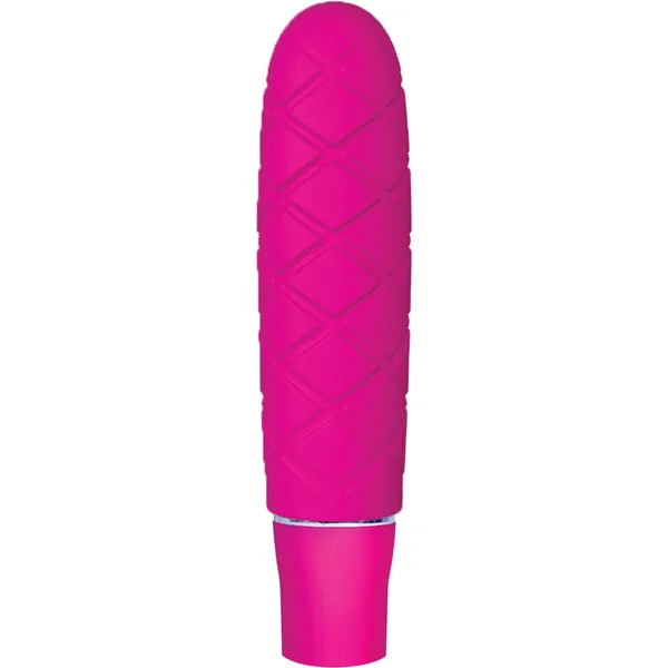 Luxe Cozi Mini Silicone Vibe Waterproof Fuchsia 4.75 Inch