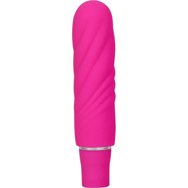 Luxe Nimbus Mini Multifuction Vibe Silicone Waterproof Fuchsia 4.75 Inch