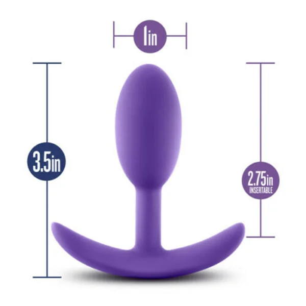 Luxe Wearable Vibra Slim Butt PlugSilicone