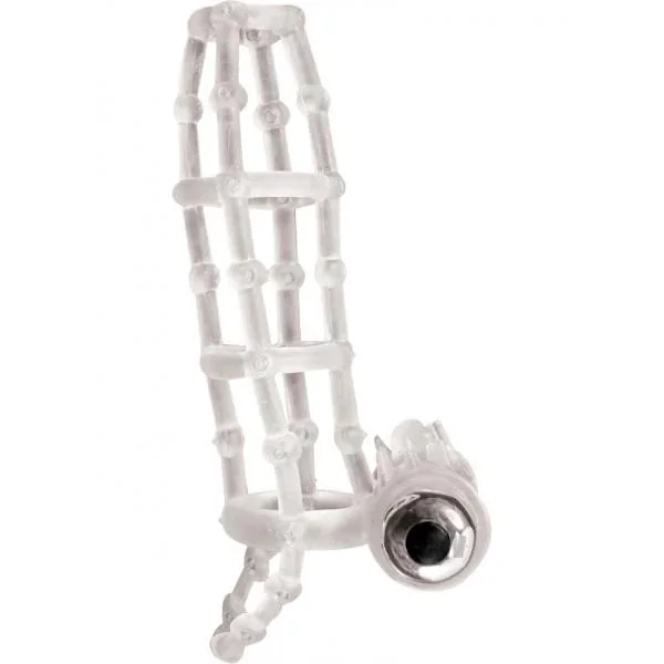 Macho Vibrating Cock Cage Clear