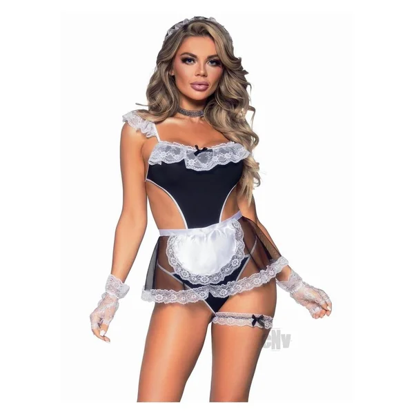 Maid To Order 4pc Xs blk/wht
