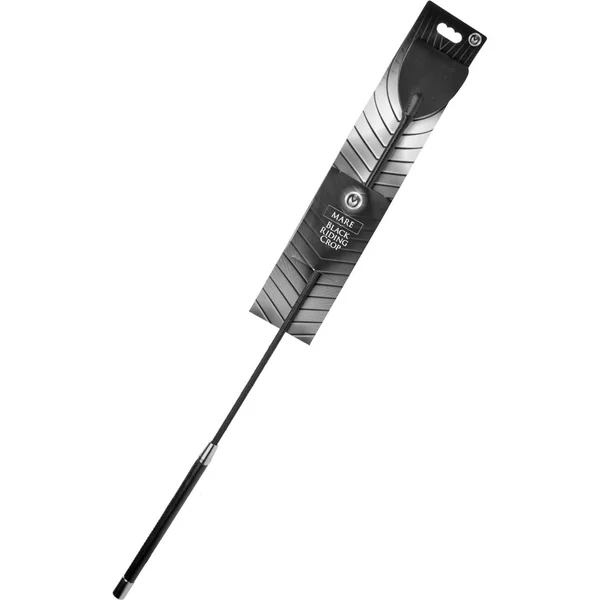 Mare Black Leather Riding Crop 26.25 Inch Master Series
