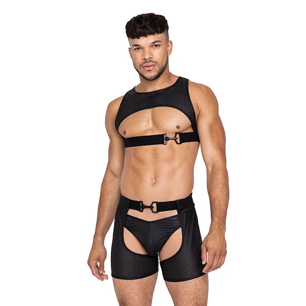 Master Harness w/Hook & Ring Closure Black SM