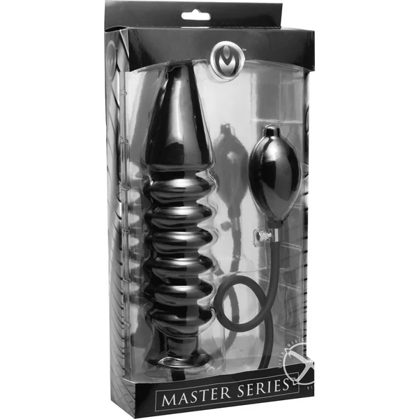 Master Series Accordion Inflatable XL Anal Plug