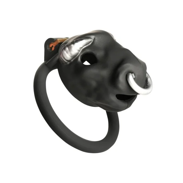 Master Series Bull Chastity Cage – Black