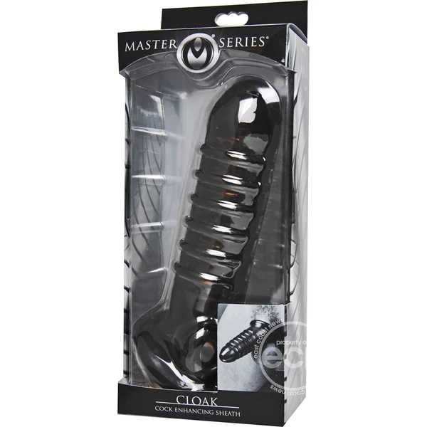 Master Series Cloak Cock Enhancer Sheath - Black