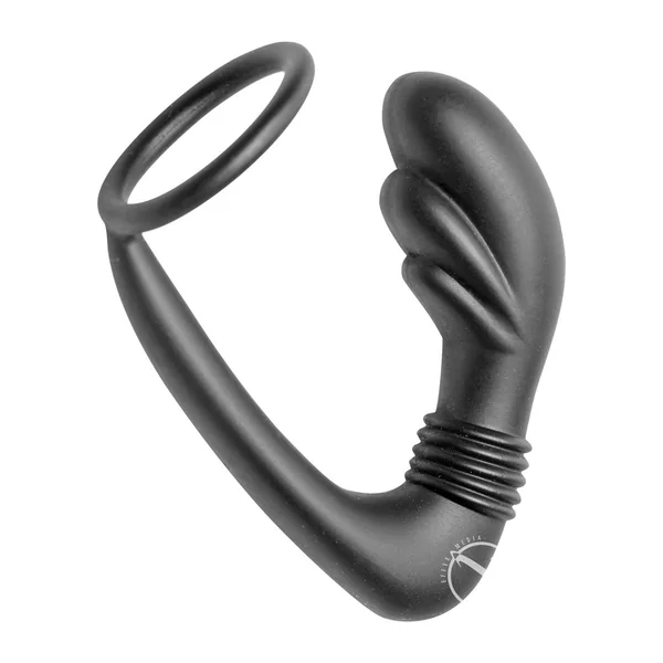 Master Series Cobra Silicone P-Spot Massager and Cock Ring