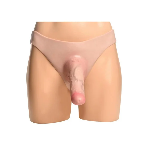 Master Series Curved Hollow Silicone Strap-On