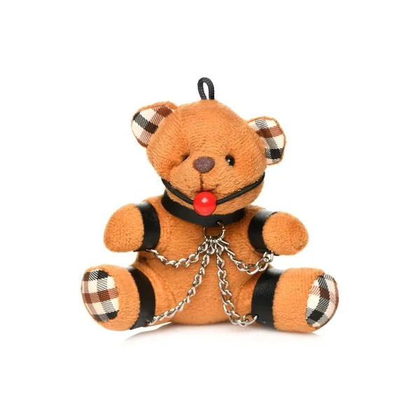 Master Series Gagged Teddy Bear Keychain