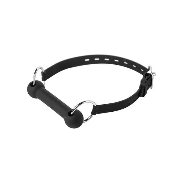 Master Series Mr. Ed Locking Silicone Bit Gag Black
