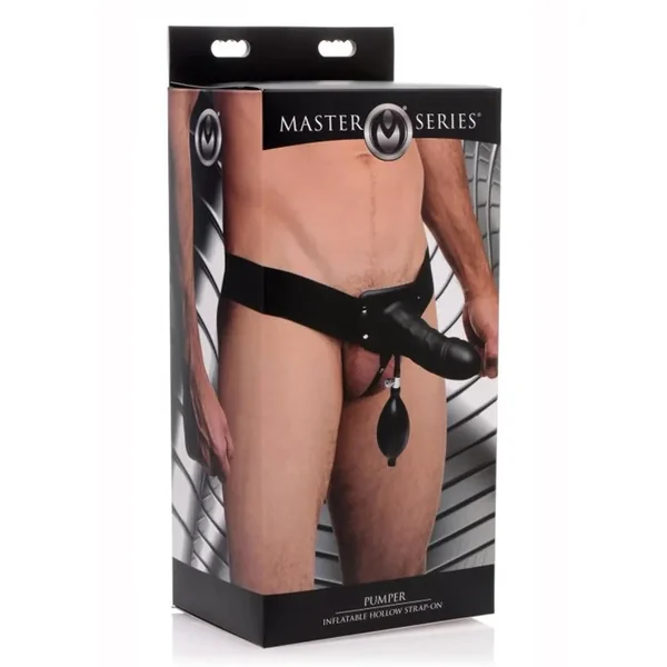 Master Series Pumper Inflatable Hollow Strap-On