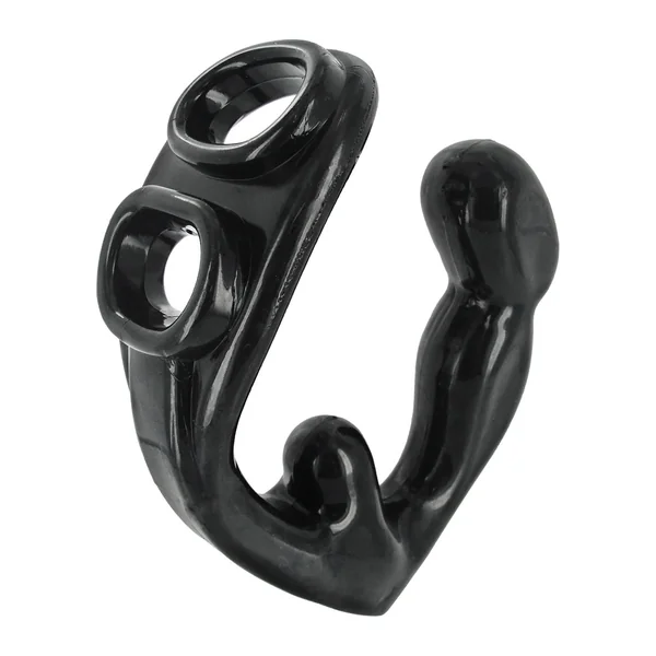 Master Series Rogue Erection Enhancer + Anal Plug – Black