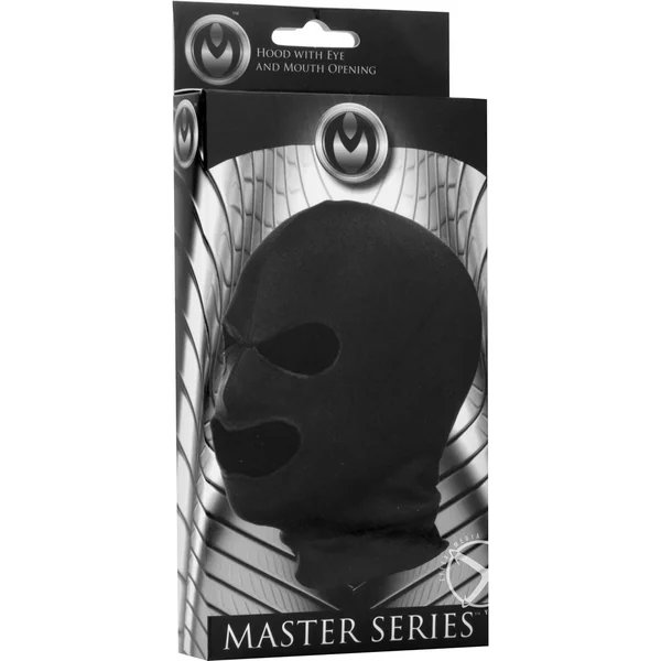 Master Series Spandex Hood with Eye and Mouth Holes - Black