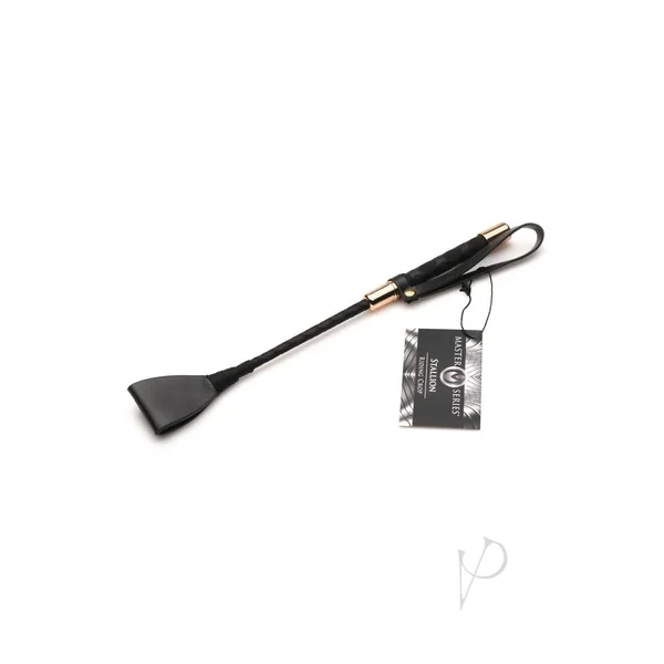 Master Series Stallion Riding Crop 12in - Black