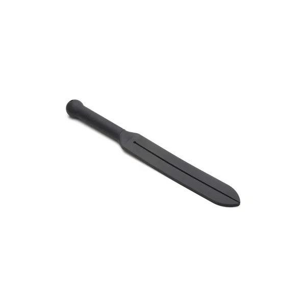Master Series Stung Silicone Tawse Whip – Black