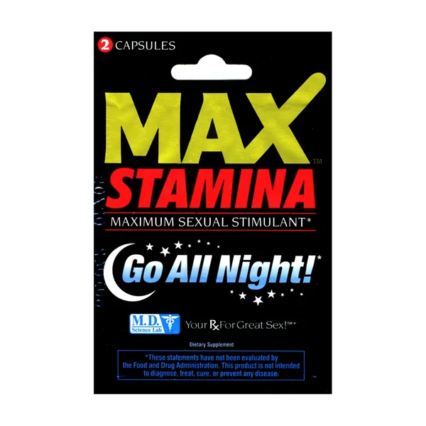 Max Stamina - 2 Capsules Blister