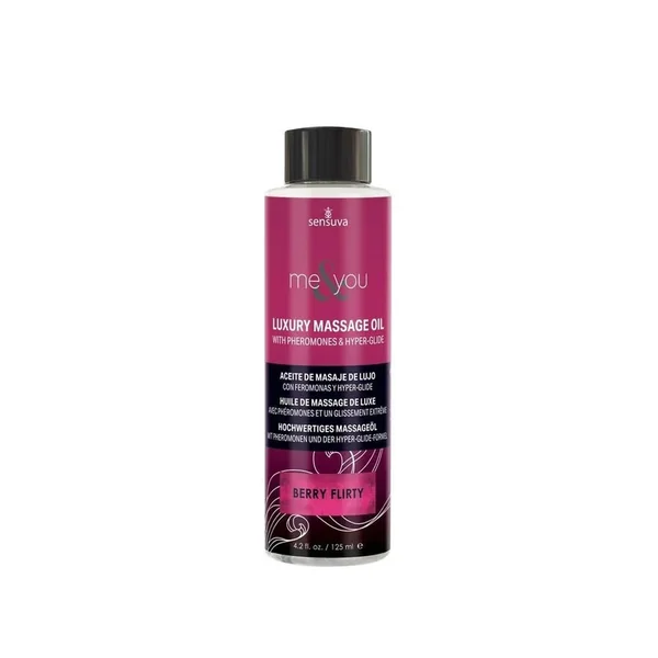 Me and You Pheromone Infused Luxury Massage Oil Berry Flirt