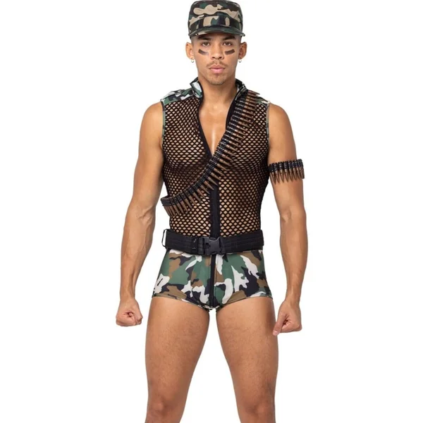 Men's 3PC Sergeant Stud Army