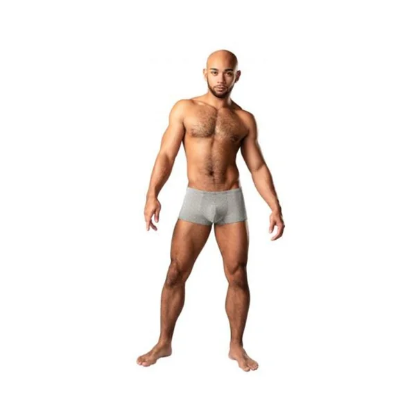 Men’s Clothing: Male Power Labyrinth Mini Short Grey Weave