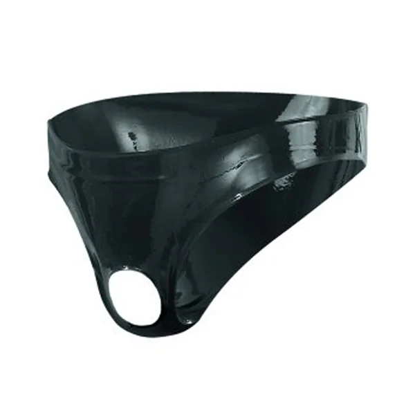 Men’s Latex Briefs With Opening