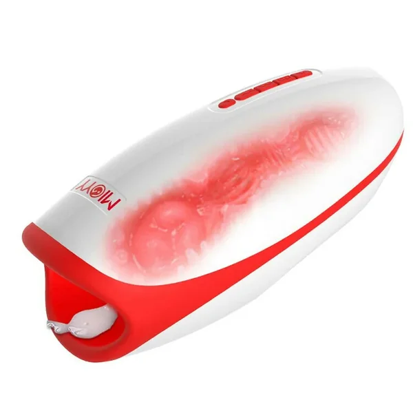 MIGYY Vibrating Beads 360° Rotating Heating Blowjob Cup