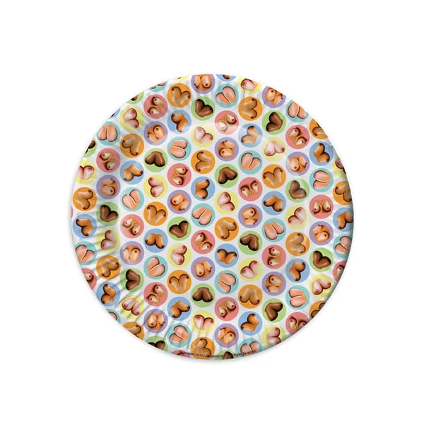 Mini Boob Plates 8 Pack