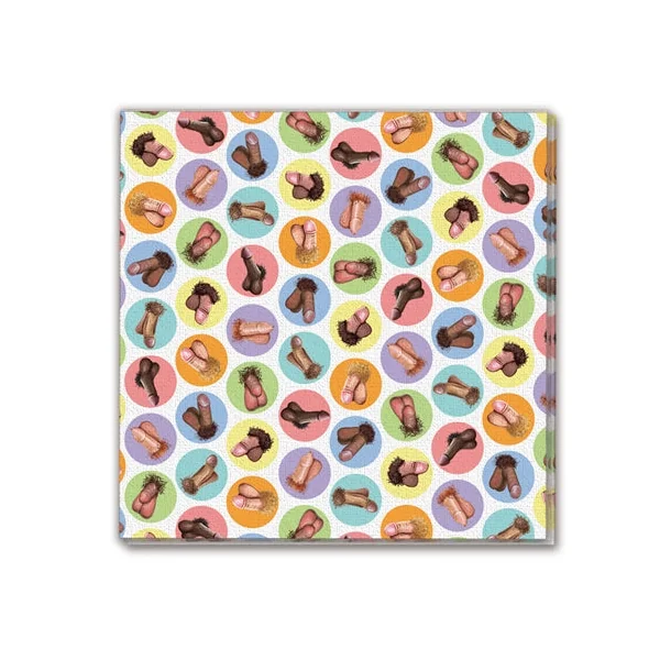 Mini Penis Napkins 8 Pack