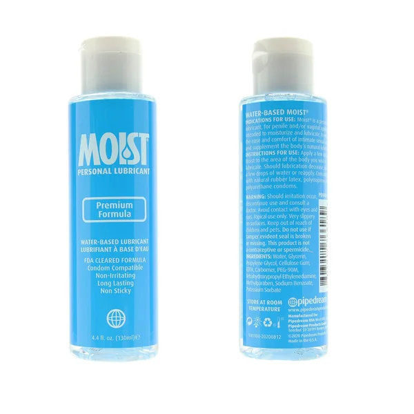 Moist Premium Personal Water Based Lube 4.4oz